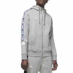 Nike Felpa da Uomo con Cappuccio e Zip Repeat Grigia Taglia 