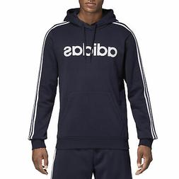 Adidas Felpa da Uomo con Cappuccio Essentials 3-Stripes Blu 