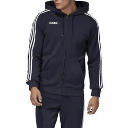 Adidas Felpa da Uomo con Cappuccio Full Zip Essentials 3-Str