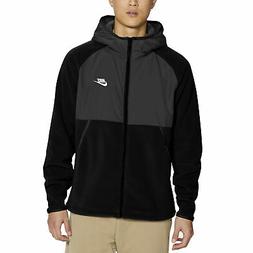 Nike Felpa da Uomo con Cappuccio Full Zip Nera Taglia XL Cod