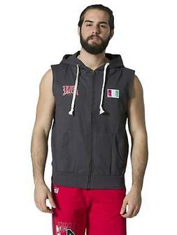 Felpa da uomo con zip Forge, con cappuccio senza maniche - 3