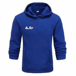 Felpa FILA da uomo e donna casual a maniche lunghe Blu
