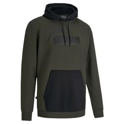 Felpa da uomo Puma Fleece Hoodie 855031 70 verde nero felpat