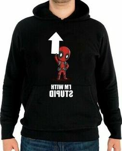 Felpa Deadpool Unicorno Fumetti CCdp043 sil