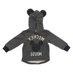 FELPA TOPOLINO DISNEY BAMBINO CON CAPPUCCIO SUN CITY TAGLIE 