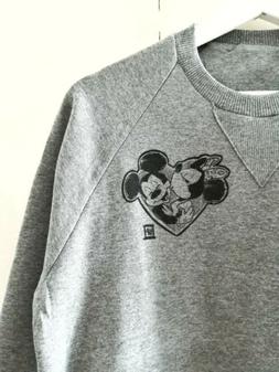 Felpa Disney Minnie Topolino Uomo Donna Felpata maglione&nbsp; m