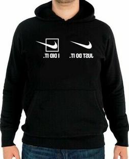 Felpa Divertenti Just Do It Check DV169 sil