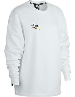 NIKE FELPA DONNA BIANCA COTONE FELPATO AJ0092100