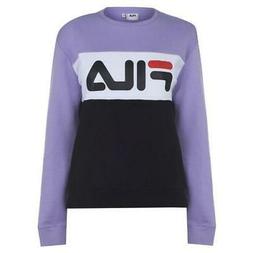 FILA FELPA DONNA BLK/PURPLE