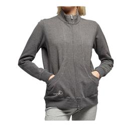 CHAMPION FELPA DONNA CHARCOAL Sweatshirt L Large Zip 106602 