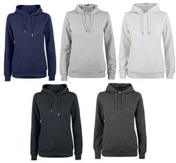 Clique Felpa Donna con cappuccio Cotone Organico tasche zip 