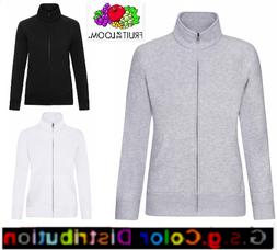 Felpa donna con cerniera intera Fruit of the Loom