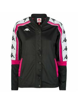 FELPA KAPPA DONNA CON FULL ZIP BOTTONI 3031TE0 950 222 BANDA