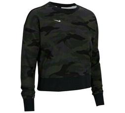 Felpa Donna Dri-FIT Get Fit Training Crew Camo Nike