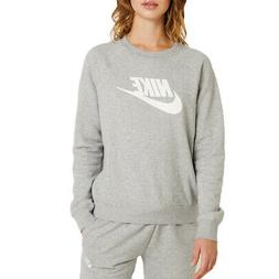 Felpa Donna Nike Essential Crew Fleece Hbr Grigia Codice BV4