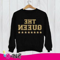 Felpa Donna Idea Regalo Per La Mamma "The Queen"