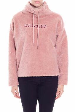 NAPAPIJRI - Felpa donna in sherpa con ricamo logo