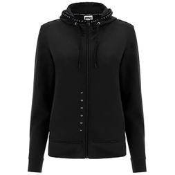 Felpa donna invernale zip hoodie felpata FREDDY F0WBCS2-N ne