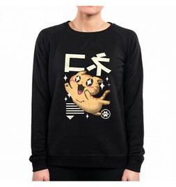 FELPA DONNA KAWAII FELINE GATTO CAT VT0083A PACDESIGN