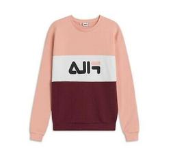 Felpa Donna Leah Crew Tricolore Fila