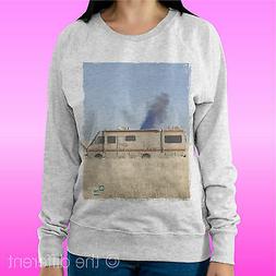 FELPA DONNA LEGGERA SWEATER GRIGIO CHIARO BREAKING BAD CAMPE