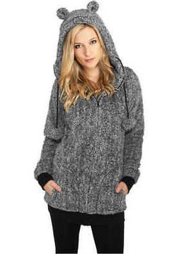 Felpa Donna Melange con Cappuccio e Zip Urban Classics Stree