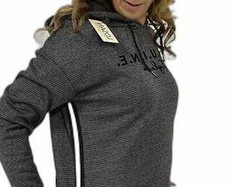 FELPA DONNA RAGAZZA FANTASIA PIED DE POULE CAPPUCCIO MARCA L