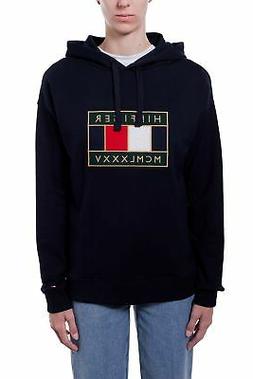 TOMMY HILFIGER - Felpa donna relaxed fit con cappuccio