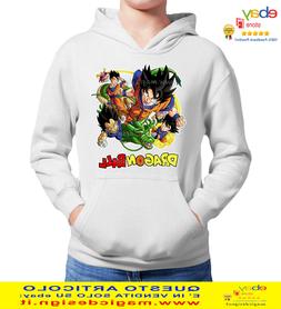 FELPA DRAGON BALL SON GOKU CARTOON ANIME MANGA CAPPUCCIO E T