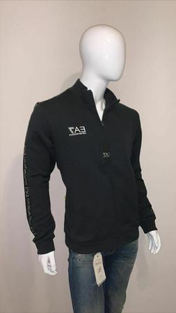 FELPA EMPORIO ARMANI UOMO MANICA LUNGA MAGLIA NERA COMODA  I