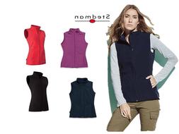 FELPA FELPATA PILE GILET DONNA STEDMAN MICROPILE SMANICATO 2