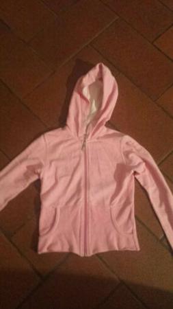 Felpa Felpina Con Zip Bambina 10 Anni Calvin Klein Jeans Ros