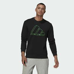 Felpa Fitness Uomo Adidas Sportswear Graphic Crew - Colore B