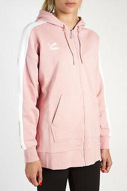 Puma Felpa Full Zip Con Cappuccio Con Banda Logo Retro 59520