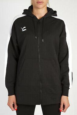 Puma Felpa Full Zip Con Cappuccio Con Banda Logo Retro 59520