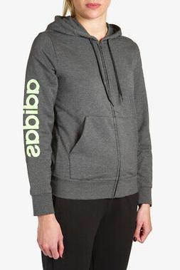 Adidas Felpa Full Zip Con Cappuccio Essentials Linear  GD296