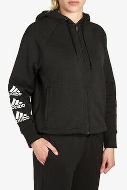 Adidas Felpa Full Zip Con Cappuccio Stacked Logo GC6919