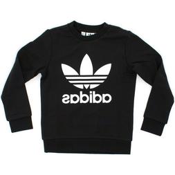 Felpa garzata girocollo Bambino Adidas Original Trefoil Crew