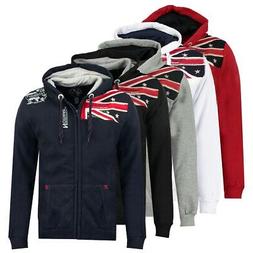 Felpa Geographical Norway Gatsby Uomo Full Zip cappuccio aus