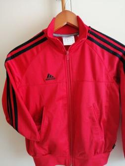 Felpa giacca Adidas Bimbo/a  TG 10 Anni Rossa con cerniera O