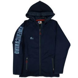 Felpa giacca uomo sportiva con cerniera e cappuccio zip tasc