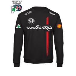 Felpa girocollo ALFA ROMEO Racing Team replica corse auto + 