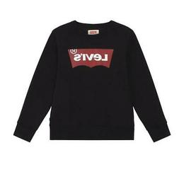 LEVIS FELPA GIROCOLLO JUNIOR NERO 9E9079
