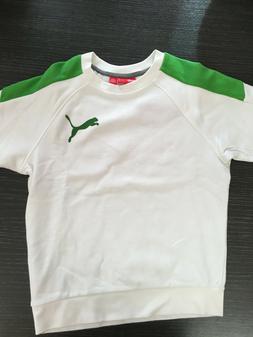 PUMA Felpa Girocollo Bambino Bianco 8 Anni