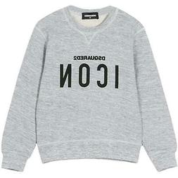 FELPA GIROCOLLO DSQUARED BAMBINO GRIGIO DQ02N3-D00P8