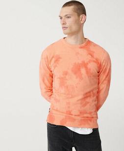 Superdry Felpa girocollo con motivo tie-dye tono su tono Vin