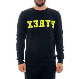 Felpa Pyrex girocollo con stampa logo fluo da uomo rif. 20IP