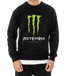 FELPA  GIROCOLLO Cotone S M L Xl Xxl Nera  Monster Energy Sp