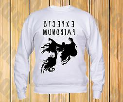 FELPA GIROCOLLO HARRY POTTER EXPECTO PATRONUM HOGWARTS SERPE