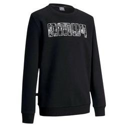PUMA FELPA Girocollo KA CREW BAMBINO 583235 01 NERO JUNIOR K